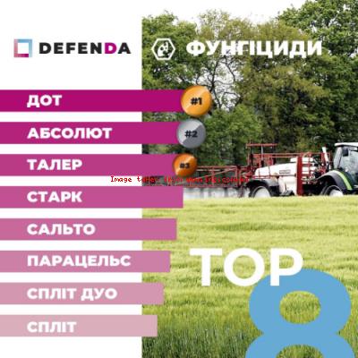 Топ-8 фунгіцидів від DEFENDA